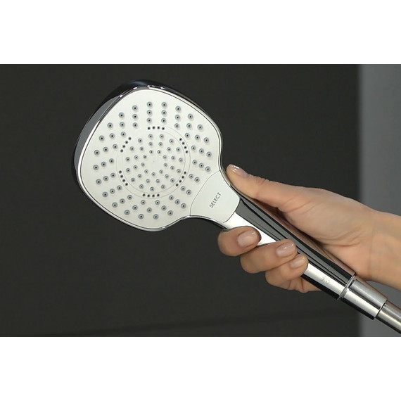 Ручной душ Hansgrohe Croma Select E 26810400, белый/хром - фото 2