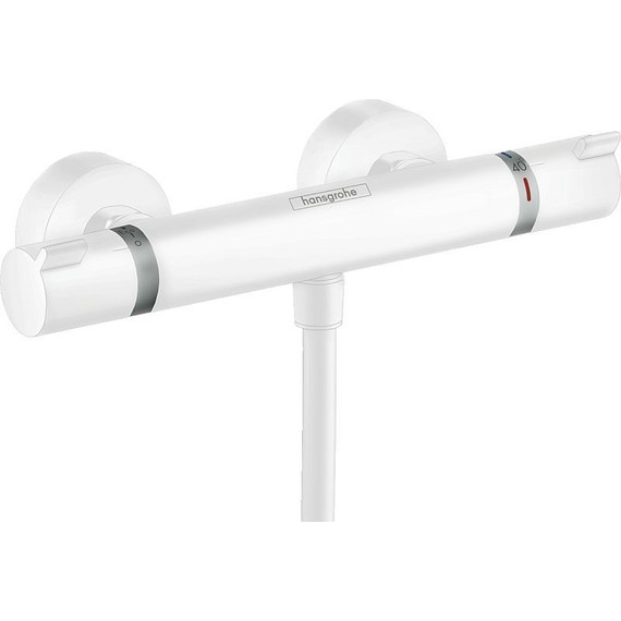 Смеситель для душа с термостатом Hansgrohe Ecostat Comfort 13116700, белый - фото 