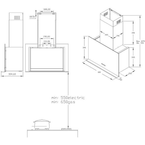 Вытяжка Korting KHC 65330 GN - фото 3