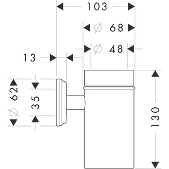 Стакан для зубных щеток Hansgrohe Logis Classic 41618000 - фото 2