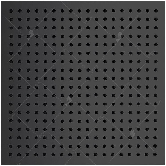 Верхний душ RGW SP-82B 21148240-04, нержавеющая сталь, 400х400 мм, черный - фото 2