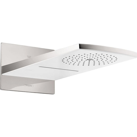 Верхний душ Hansgrohe Raindance Rainfall 180 2jet 28433400, латунь, белый/хром - фото 