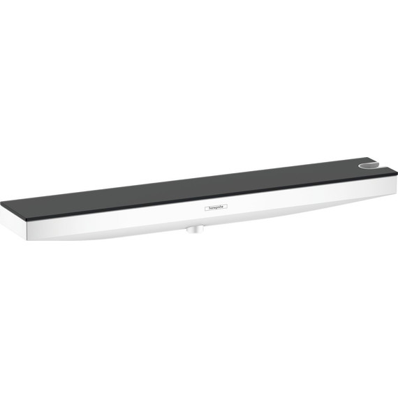 Шланговое подсоединение с держателем и полкой Hansgrohe Rainfinity 26858700 R, графит/белый - фото 