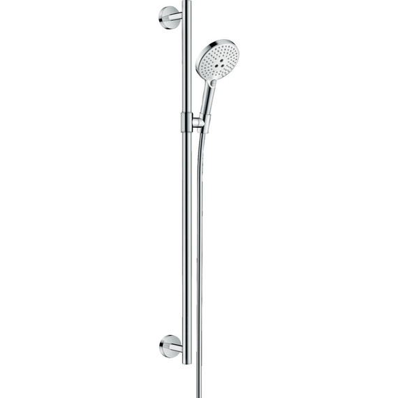 Душевой гарнитур Hansgrohe Raindance Select S 120 3jet 90 см 26322400, белый/хром - фото 