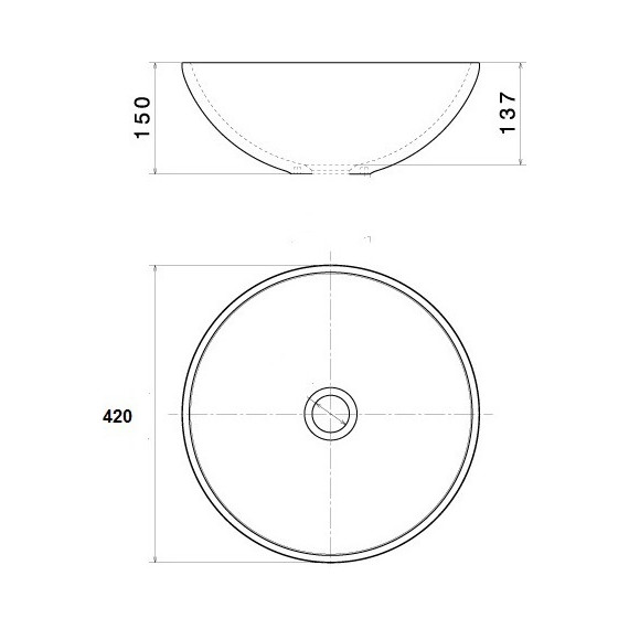 Раковина-чаша Bronze de Luxe Festival 40 см 2231, красная с орнаментом - фото 6