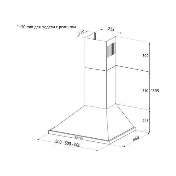 Вытяжка Korting KHC 6750 RSI - фото 2