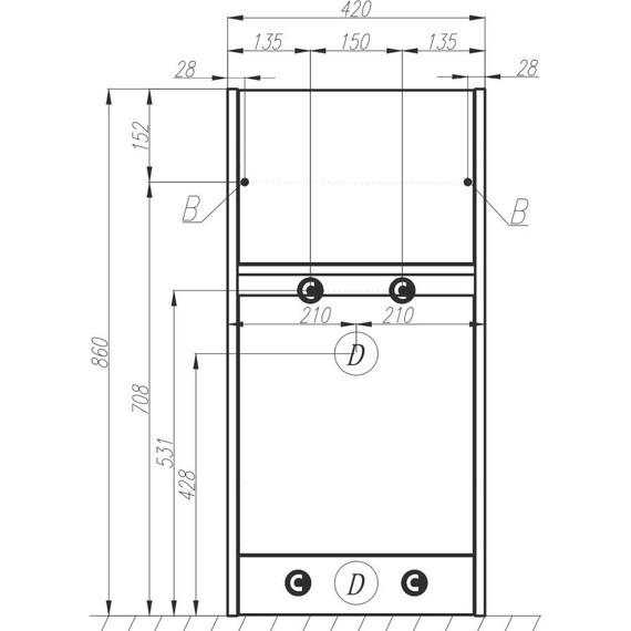 Тумба напольная с раковиной-столешницей Акватон Лондри 105 см 1A2360K0LH010 (раковина слева) - фото, картинка 11 Тумба напольная с раковиной-столешницей Акватон Лондри 105 см 1A2360K0LH010 (раковина слева) - фото 11