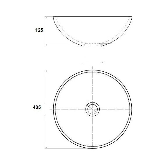 Раковина-чаша Bronze de Luxe Марракеш 40 см 1008, белый глянец с декором - фото 8