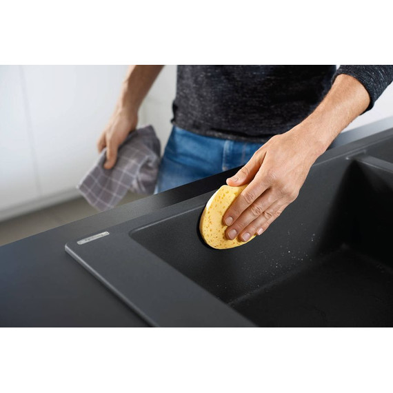 Кухонная мойка Hansgrohe S51 S510-F635 43315170, чёрный графит - фото, картинка 6 Кухонная мойка Hansgrohe S51 S510-F635 43315170, чёрный графит - фото 6