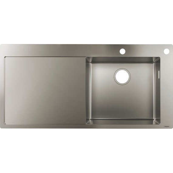 Кухонная мойка Hansgrohe S71 S717-F450 43307800, нержавеющая сталь - фото 