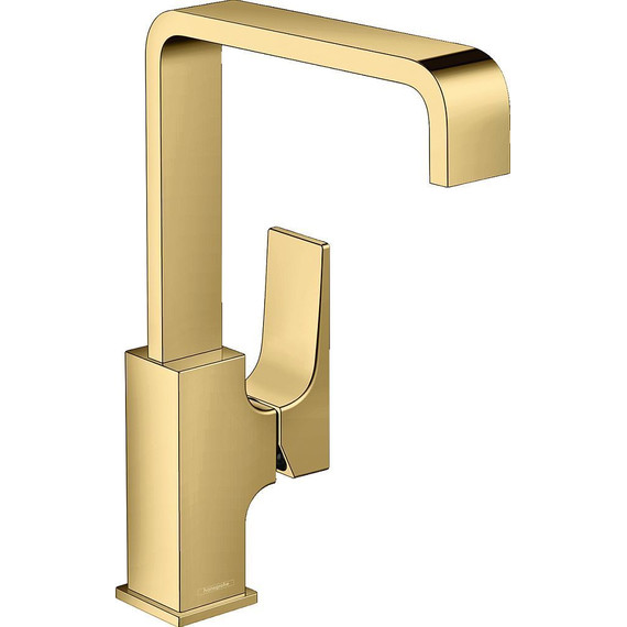 Смеситель для раковины Hansgrohe Metropol 32511990, золото - фото 
