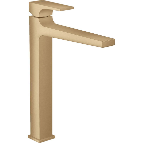 Смеситель для раковины высокий Hansgrohe Metropol 32512140, бронза - фото 