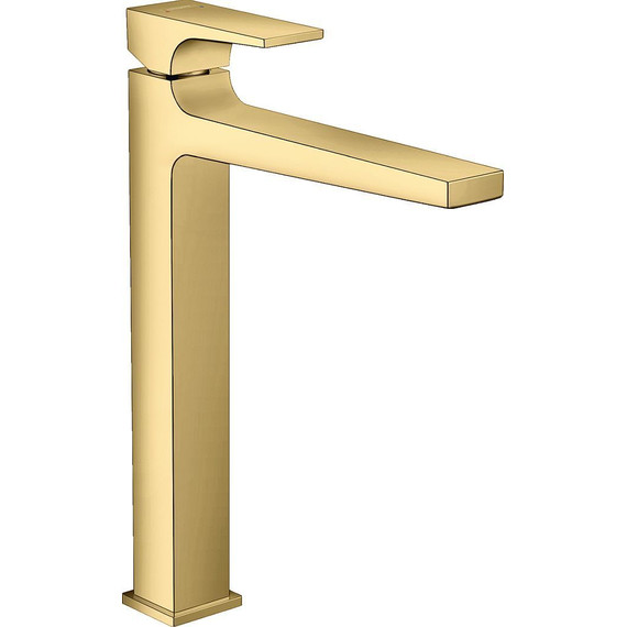 Смеситель для раковины высокий Hansgrohe Metropol 32512990, золото - фото 