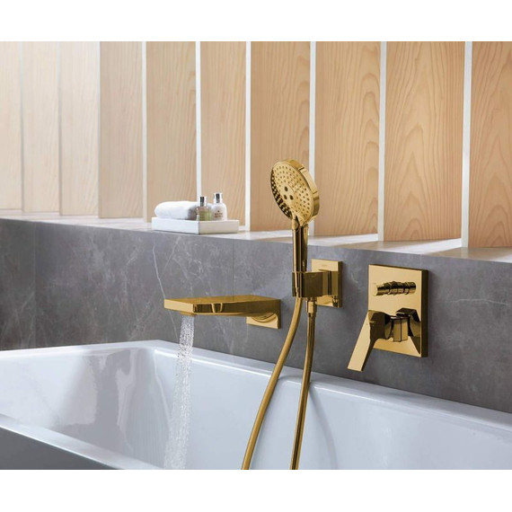 Смеситель для ванны Hansgrohe Metropol 32545990, золото - фото 2