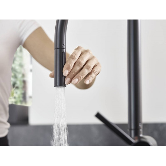 Смеситель для кухни Hansgrohe Talis M54 72801670, черный - фото 5