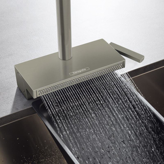 Смеситель для кухни Hansgrohe Aquno Select M81 73831800, сталь - фото 7