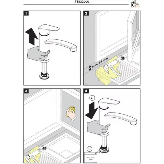 Смеситель для кухни Hansgrohe Logis M31 71833000 - фото 4