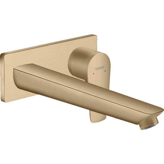Смеситель для раковины настенный Hansgrohe Talis E 71734140, бронза - фото 