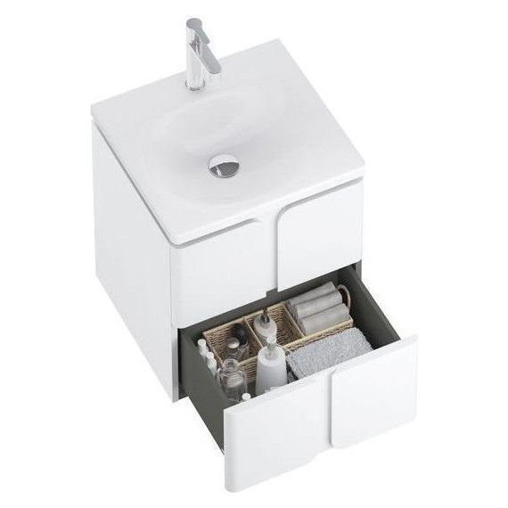 Тумба подвесная с раковиной Ravak Balance 600 X000001366, белый - фото 3