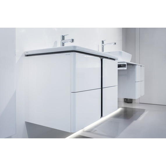 Тумба подвесная с раковиной Ravak Balance 600 X000001367, белый/графит - фото 2