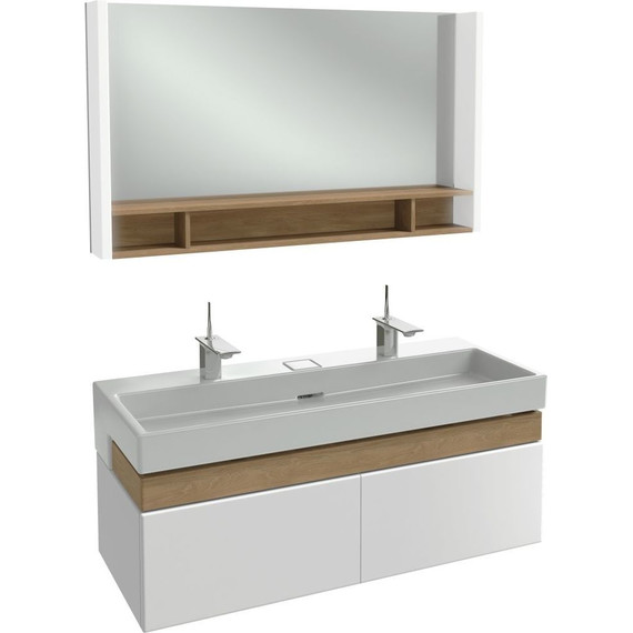 Зеркало Jacob Delafon Terrace Led 120 см EB1183-NF, дерево - фото 8