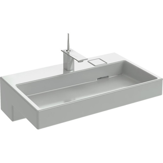 Тумба подвесная с раковиной Jacob Delafon Terrace 80 см EB1186-G1C, белый - фото 4