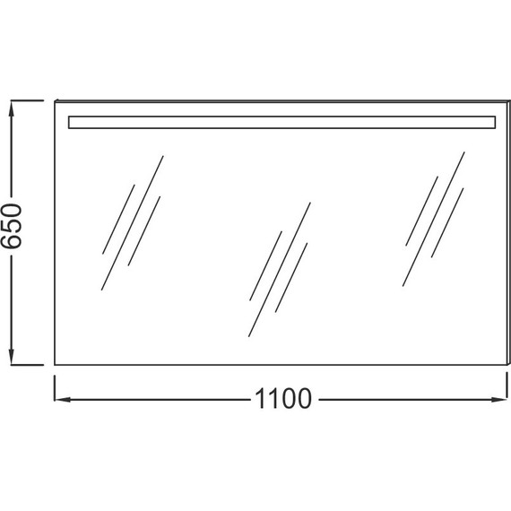 Зеркало Jacob Delafon Led 110 см EB1417-NF - фото 2