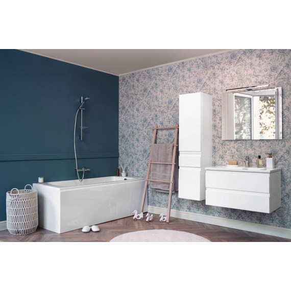 Тумба подвесная с раковиной Jacob Delafon Madeleine 80 см EB2053-J51, белый матовый - фото, картинка 2 Тумба подвесная с раковиной Jacob Delafon Madeleine 80 см EB2053-J51, белый матовый - фото 2