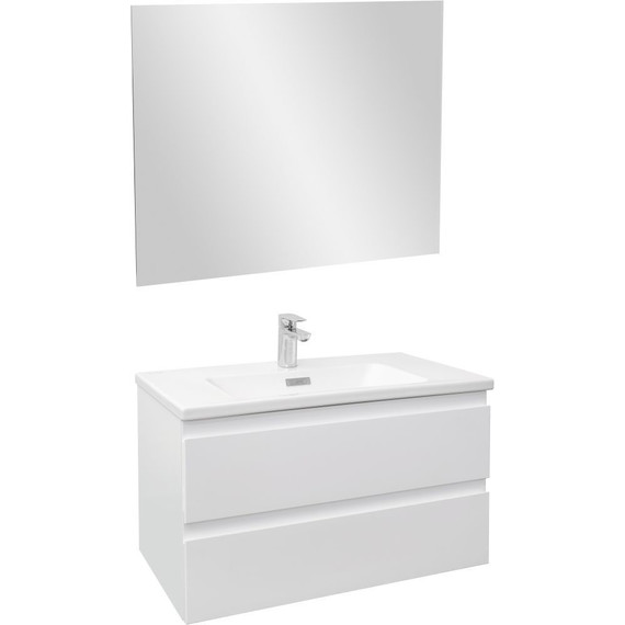 Тумба подвесная с раковиной Jacob Delafon Madeleine 80 см EB2053-J51, белый матовый - фото, картинка 4 Тумба подвесная с раковиной Jacob Delafon Madeleine 80 см EB2053-J51, белый матовый - фото 4