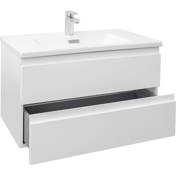 Тумба подвесная с раковиной Jacob Delafon Madeleine 80 см EB2053-J51, белый матовый - фото, картинка 5 Тумба подвесная с раковиной Jacob Delafon Madeleine 80 см EB2053-J51, белый матовый - фото 5