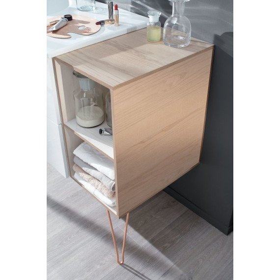 Модуль подвесной Jacob Delafon Odeon Rive Gauche 33 см EB2528-P11, ясень - фото 2