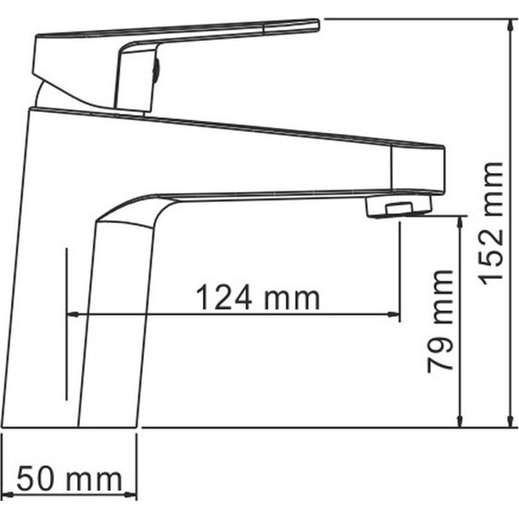 Смеситель для умывальника WasserKraft Donau 5303 - фото 4