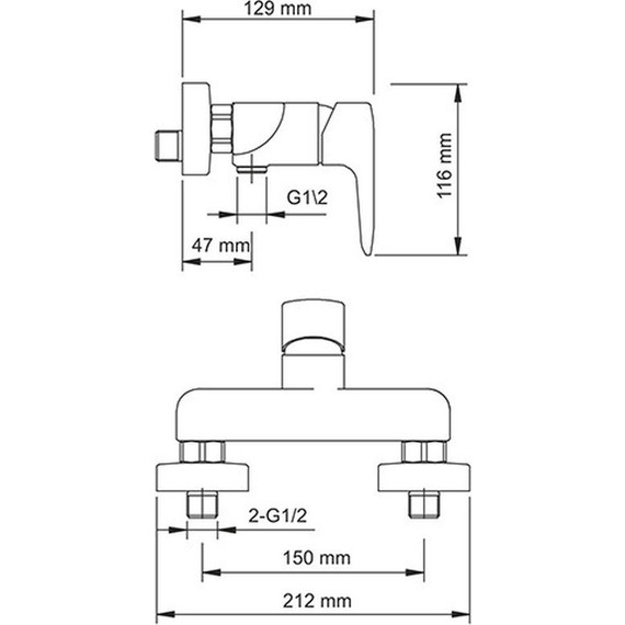 Смеситель для душа WasserKraft Vils 5602 - фото 4