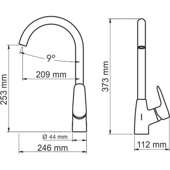 Смеситель для кухни WasserKraft Vils 5607 - фото 6