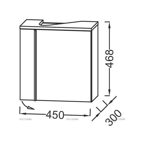 Тумба подвесная с раковиной Jacob Delafon Nouvelle Vague 45 см R EB3045D-E73, фактурный дуб - фото, картинка 3 Тумба подвесная с раковиной Jacob Delafon Nouvelle Vague 45 см R EB3045D-E73, фактурный дуб - фото 3
