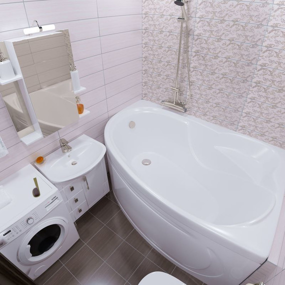 Ванна акриловая 1700х1000х625 Тритон Изабель L с каркасом - фото 6