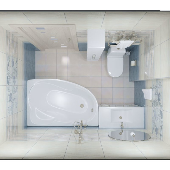 Ванна акриловая Тритон Николь L 160x100x63 см с каркасом - фото 6