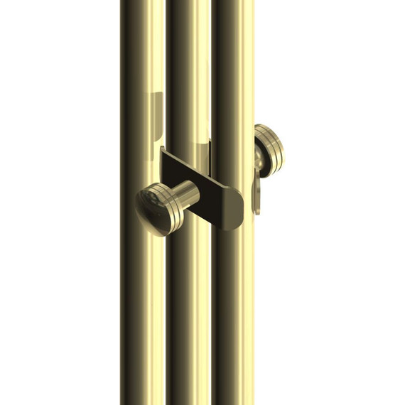 Полотенцесушитель водяной Bronze De Luxe Лонг П3 1200х180 мм, бронза - фото 2