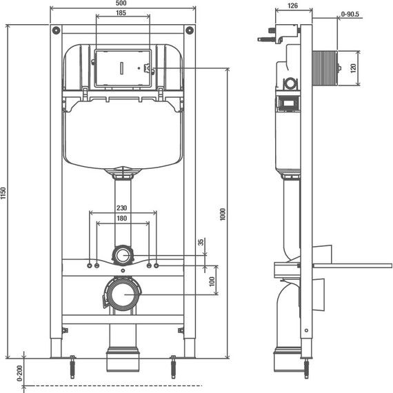Инсталляция для унитаза Jacob Delafon E24156-NF - фото 3