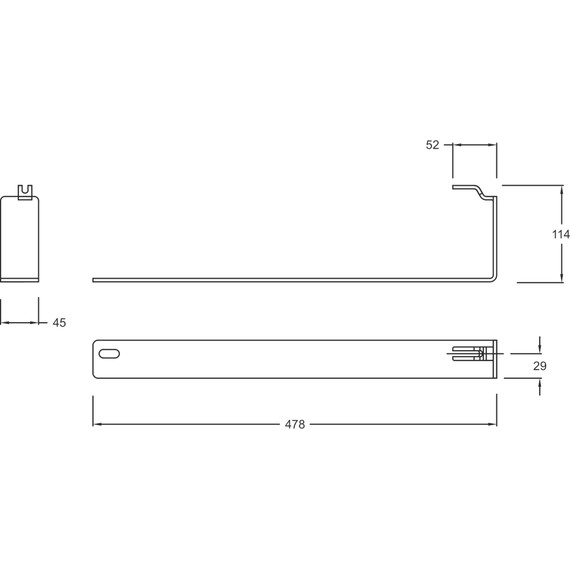 Полотенцедержатель для раковины Jacob Delafon Terrace E4105-CP - фото 2