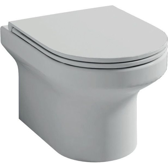 Унитаз подвесной безободковый Jacob Delafon Elite EDX114RU-00 с крышкой микролифт - фото 