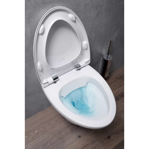 Унитаз подвесной безободковый Jacob Delafon Nouvelle Vague EDK102-00 - фото, картинка 3 Унитаз подвесной безободковый Jacob Delafon Nouvelle Vague EDK102-00 - фото 3