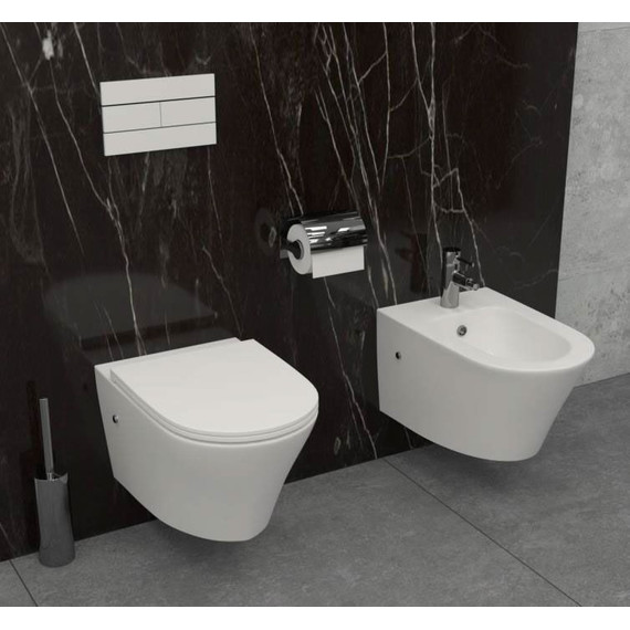 Унитаз подвесной безободковый Jacob Delafon Rodin+ EDY102-00 - фото, картинка 2 Унитаз подвесной безободковый Jacob Delafon Rodin+ EDY102-00 - фото 2