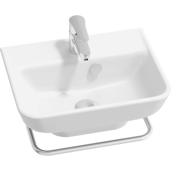 Раковина подвесная Jacob Delafon Struktura 45 см EGH112-00 - фото, картинка 4 Раковина подвесная Jacob Delafon Struktura 45 см EGH112-00 - фото 4