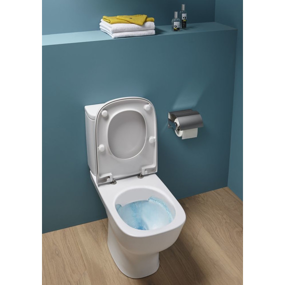 Унитаз-компакт безободковый Jacob Delafon Struktura UJX102-00 - фото 5