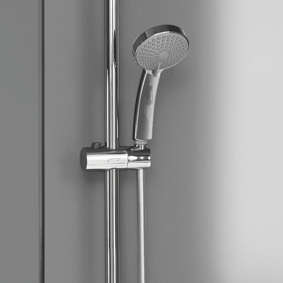 Душевая стойка Jacob Delafon Eo E45893-CP - фото, картинка 2 Душевая стойка Jacob Delafon Eo E45893-CP - фото 2