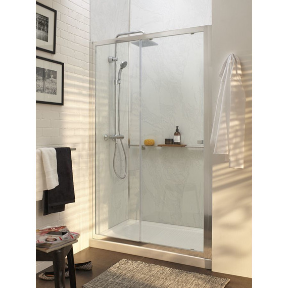 Душевая стойка с термостатом Jacob Delafon July E5523-CP - фото, картинка 5 Душевая стойка с термостатом Jacob Delafon July E5523-CP - фото 5