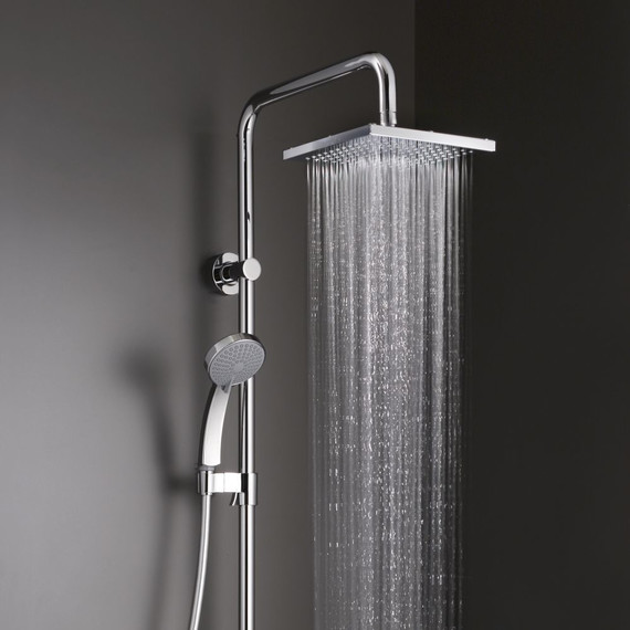 Душевая стойка с термостатом Jacob Delafon July E5523-CP - фото, картинка 7 Душевая стойка с термостатом Jacob Delafon July E5523-CP - фото 7