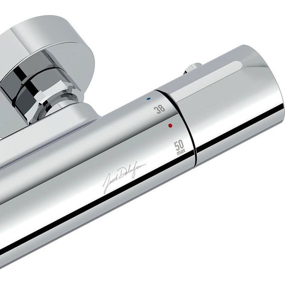 Душевая стойка с термостатом Jacob Delafon Metro E26588-CP - фото, картинка 4 Душевая стойка с термостатом Jacob Delafon Metro E26588-CP - фото 4