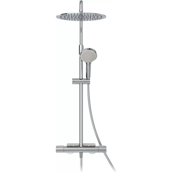 Душевая стойка с термостатом Jacob Delafon Metro E26589-CP - фото, картинка 3 Душевая стойка с термостатом Jacob Delafon Metro E26589-CP - фото 3